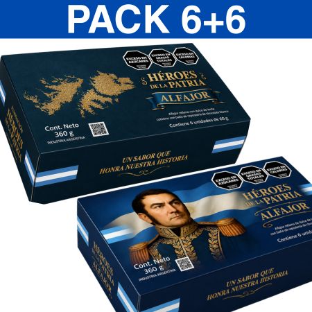 PACK 6+6: Malvinas + San Martin