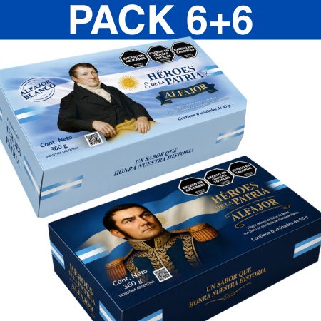 PACK 6+6: Belgrano + San Martin